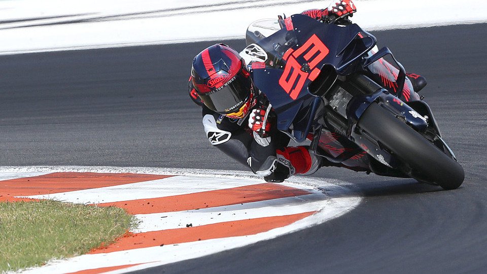 Marc Marquez saß im Valencia-Test erstmals auf der Ducati GP23, Foto: LAT Images