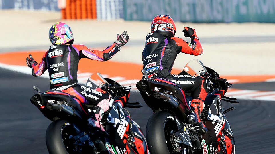 Aprilia verpasste die eigenen Ziele im MotoGP-Jahr 2023, Foto: LAT Images