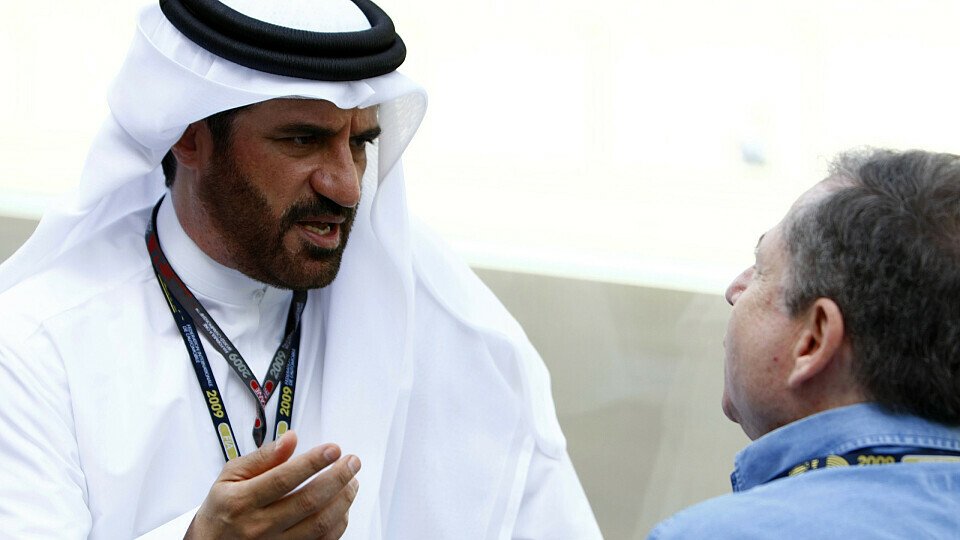 FIA-Präsident Jean Todt mit seinem Nachfolger Mohammed Ben Sulayem.