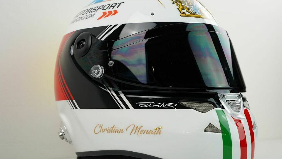 Der Helm von Christian Menath für Motorsport-Magazin.com