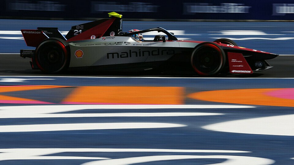 Nyck de Vries mit Mahindra beim Formel-E-Rennen in Mexiko-City 2024