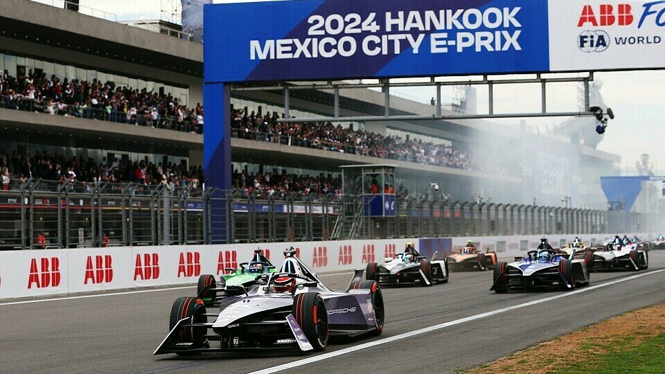 Der Start zum Mexiko-City ePrix 2024.