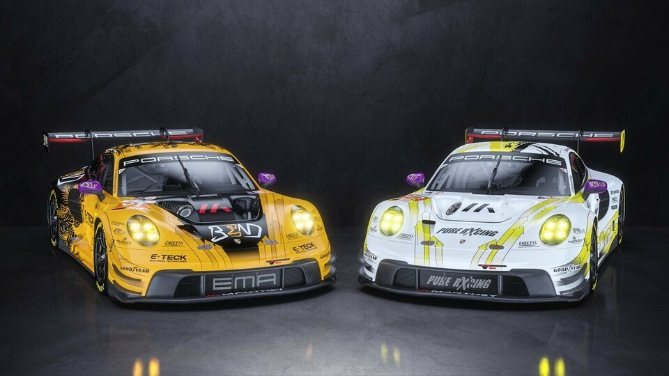 Die beiden Manthey-Porsche für die WEC-Saison 2024.
