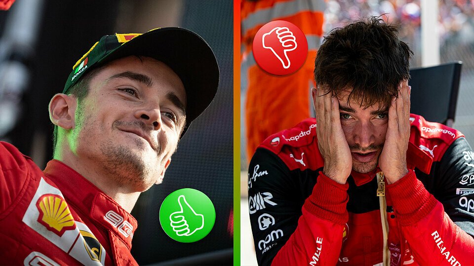 Charles Leclerc feierte bei Ferrari Siege, hatte aber auch zu trauern