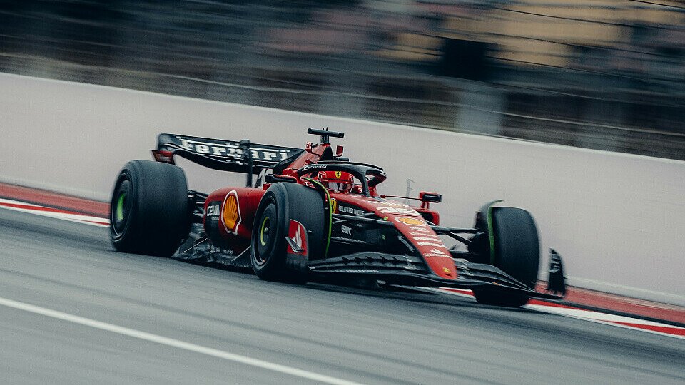 Charles Leclerc bei Pirelli-Testfahrten in Barcelona