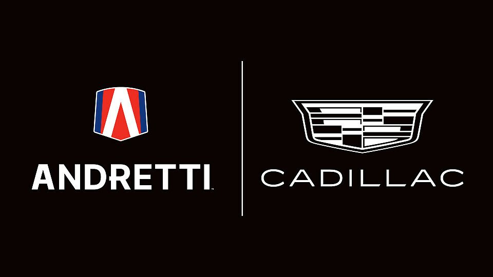 Die Logos von Andretti Autosport und Cadillac