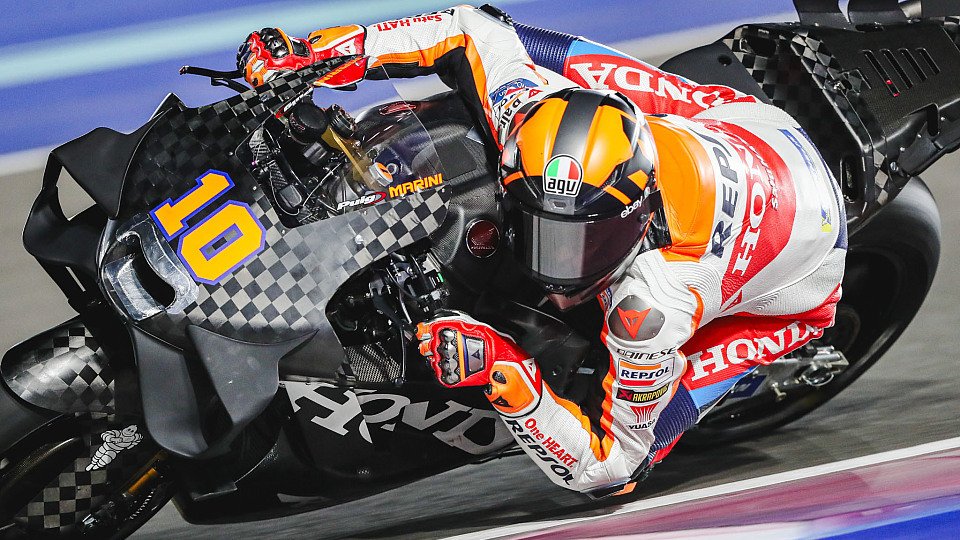 Luca Marini testete zwischen Katar und Portimao für Honda, Foto: LAT Images