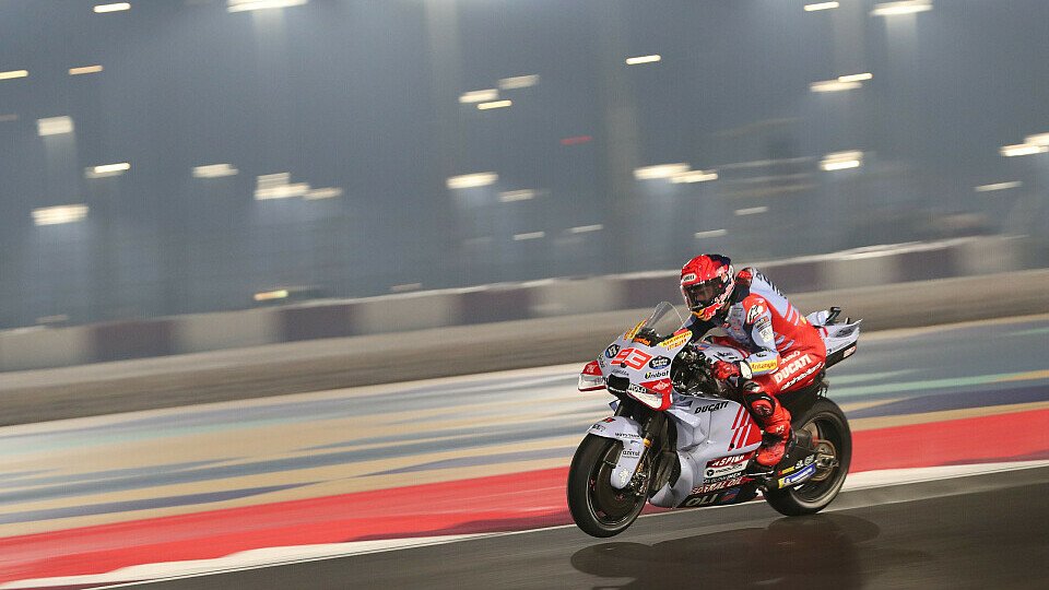 Marc Marquez holte seine erste Bestzeit für Gresini Ducati, Foto: LAT Images