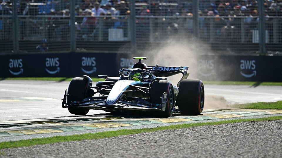 Mercedes-Fahrer Lewis Hamilton mit Problemen