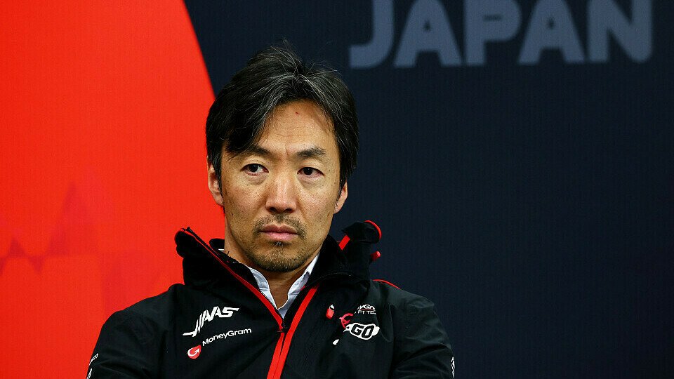 Haas-Teamchef Ayao Komatsu in der Pressekonferenz 