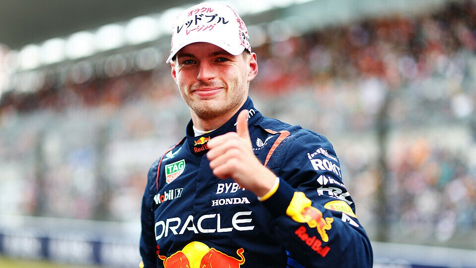 Qualifying: Polesetter Max Verstappen (Red Bull) im Parc Ferme