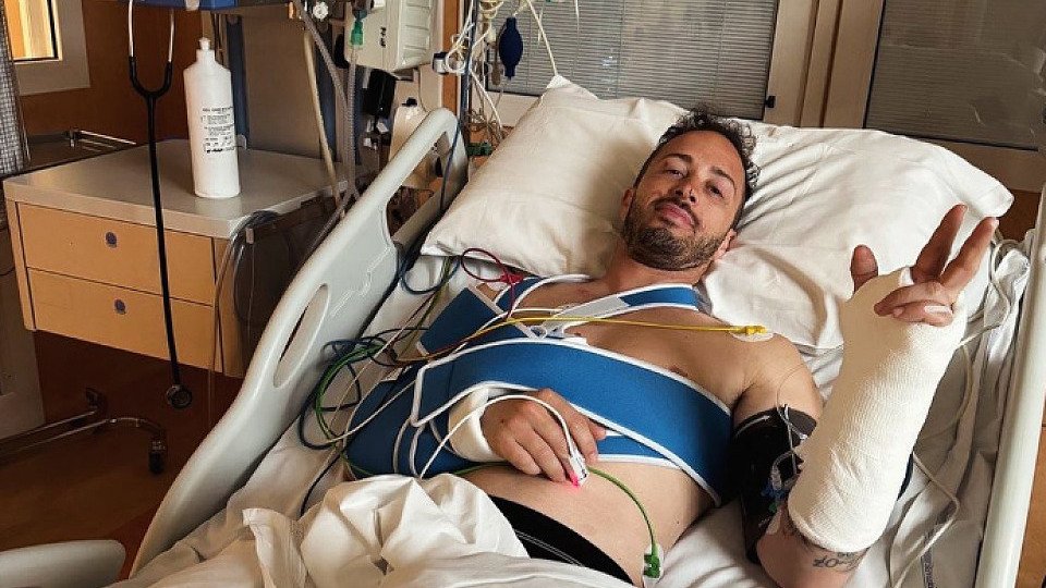Andrea Dovizioso im Krankenhaus nach Motocross-Unfall