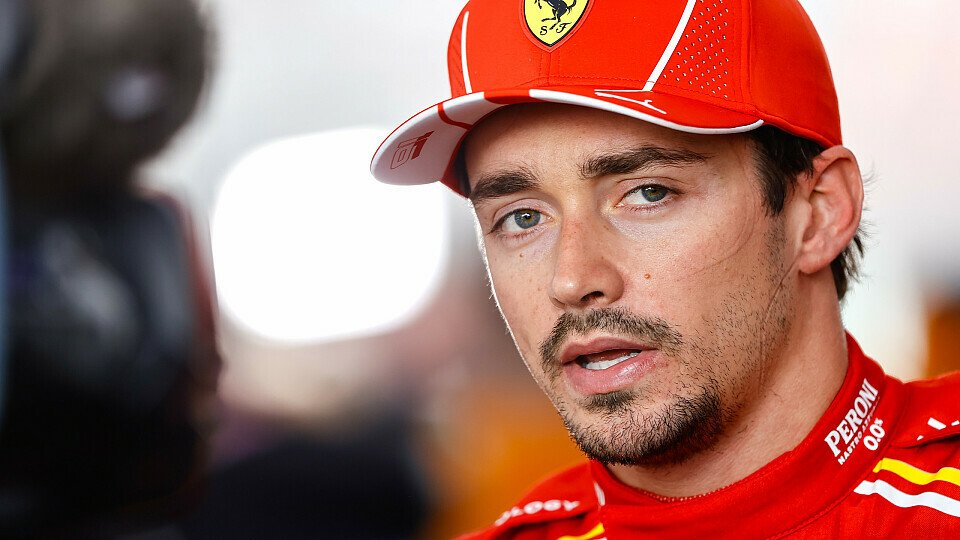 Ferrari-Fahrer Charles Leclerc im Interview nach dem Sprint-Rennen