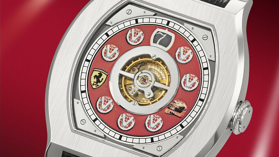 Uhr von Ex-Ferrari-Weltmeister Michael Schumacher, die 2024 bei Christies versteigert wird.