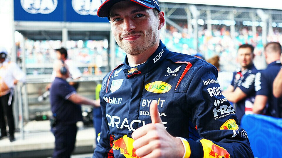 Red Bull-Fahrer Max Verstappen holt die Sprint-Pole in Miami