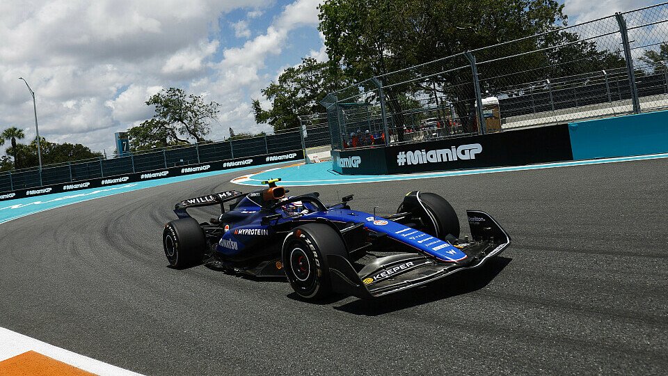 Logan Sargeant (Williams) beim Formel-1-GP in Miami am Freitag.