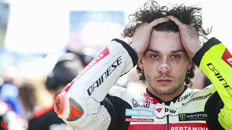 Marco Bezzecchi stürzte im Le-Mans-Sprint auf Platz zwei, Foto: LAT Images