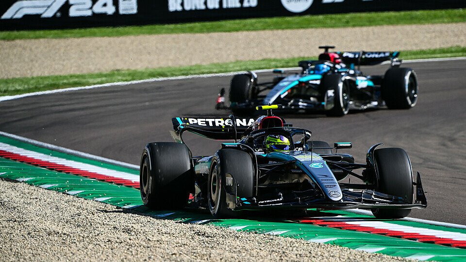 Mercedes-Duo Lewis Hamilton vor George Russell