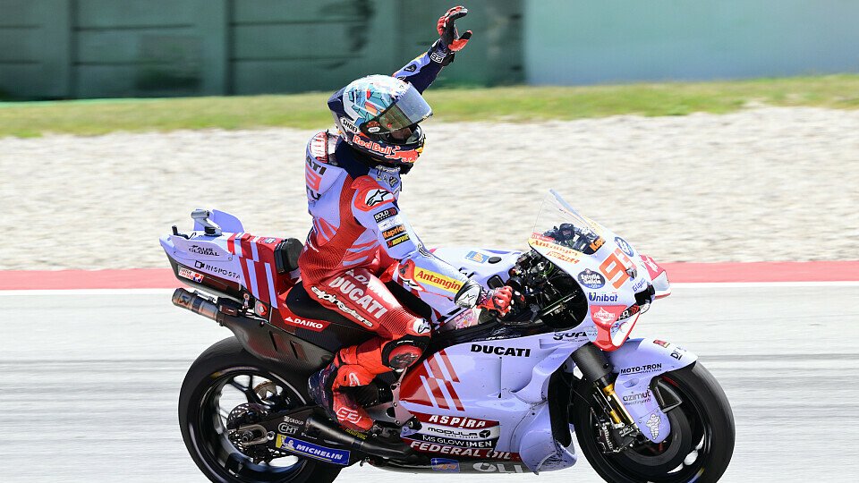 Marc Marquez fuhr in Barcelona auf Platz drei, Foto: LAT Images