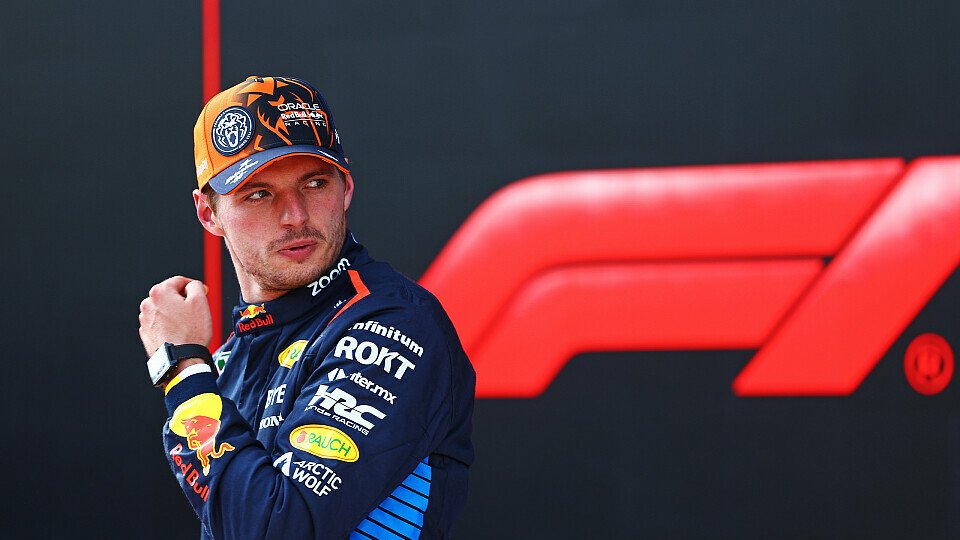 Polesetter Max Verstappen (Red Bull) im Parc Ferme