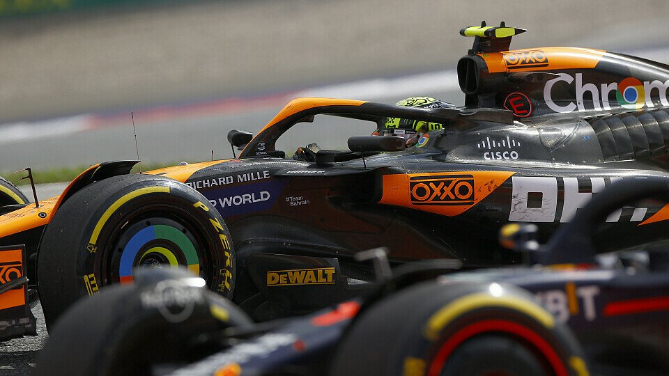 Crash zwischen Lando Norris (McLaren) und Max Verstappen (Red Bull)