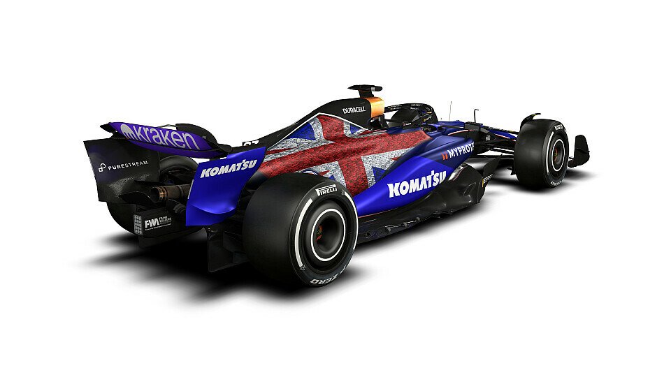 Williams Speziallackierung für Silverstone