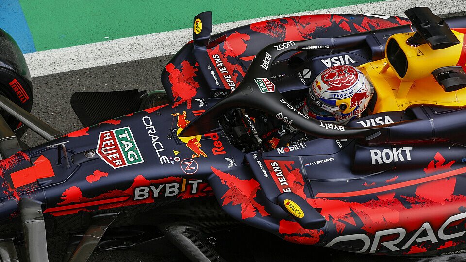 Red Bull-Fahrer Max Verstappen in der Boxengasse