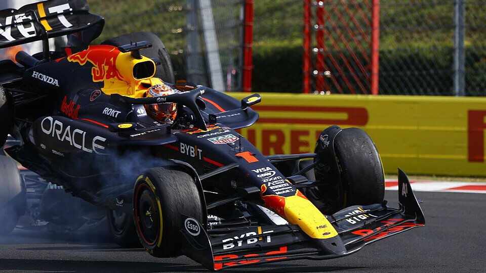 Der fliegende Holländer Max Verstappen (Red Bull) nach Zweikampf mit Lewis Hamilton (Mercedes)