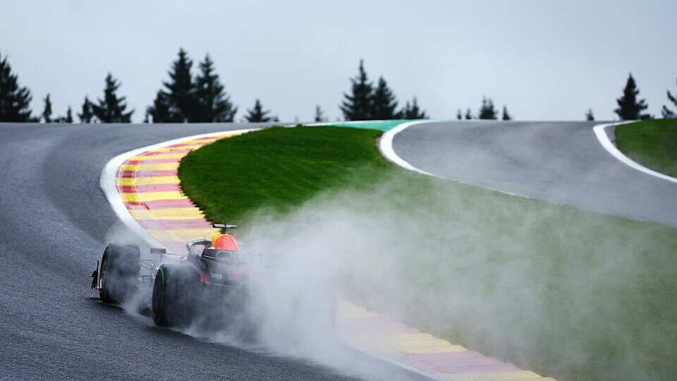 Red Bull-Fahrer Max Verstappen im Regen Red Bull-Fahrer Max Verstappen im Regen