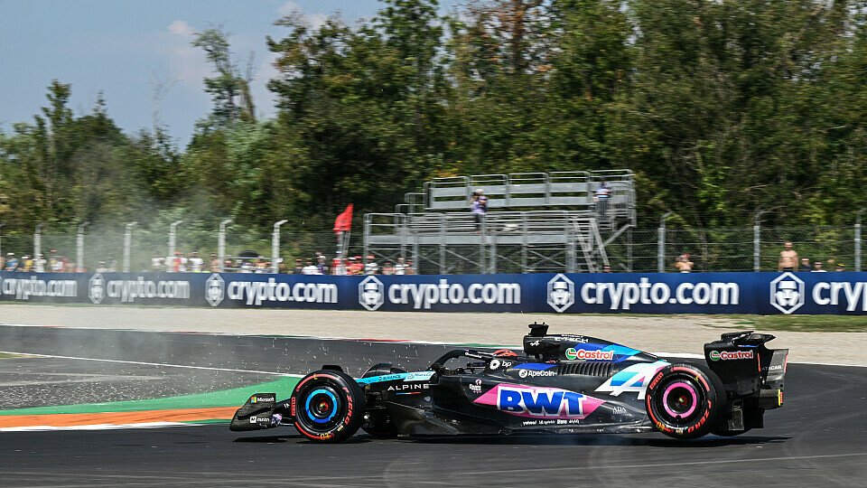 Dreher von Alpine-Fahrer Esteban Ocon 