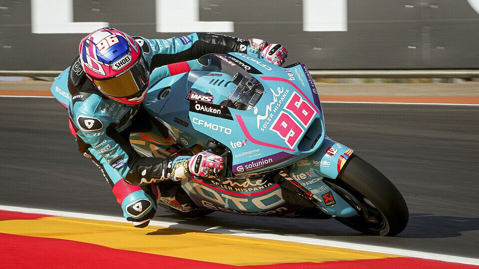 Jake Dixon im Moto2-Training von Aragon