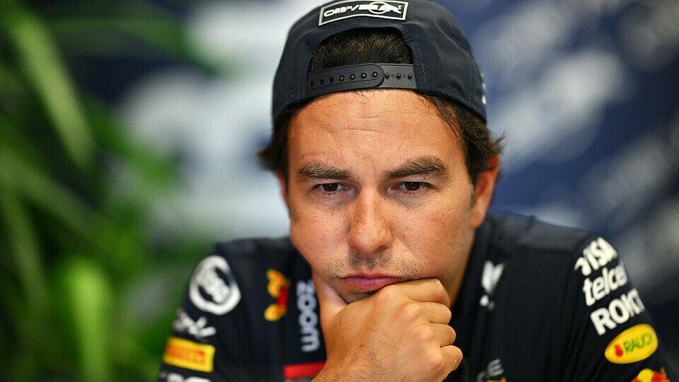 Red Bull-Fahrer Sergio Perez im Paddock Red Bull-Fahrer Sergio Perez im Paddock