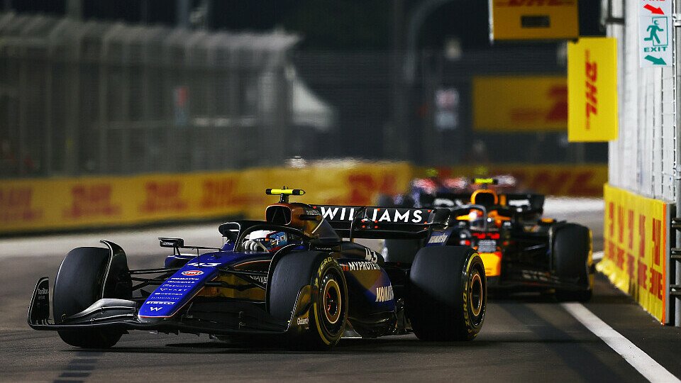 Williams-Pilot Franco Colapinto vor Sergio Perez im Red Bull