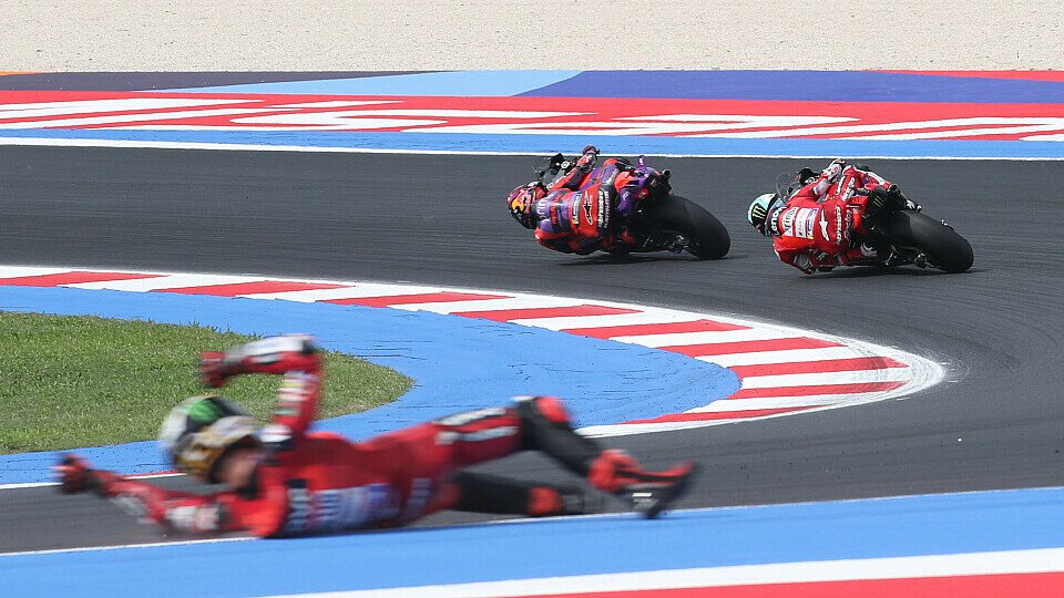 Francesco Bagnaia a pris du retard sur le duo de tête, photo : LAT Images