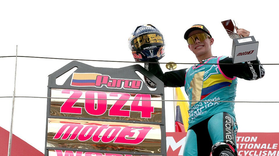 David Alonso wurde in Motegi Moto3-Weltmeister, Foto: LAT Images
