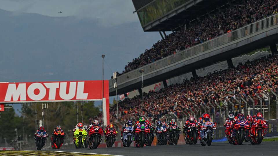 Der Start in den MotoGP-Sprint beim Saisonfinale in Barcelona