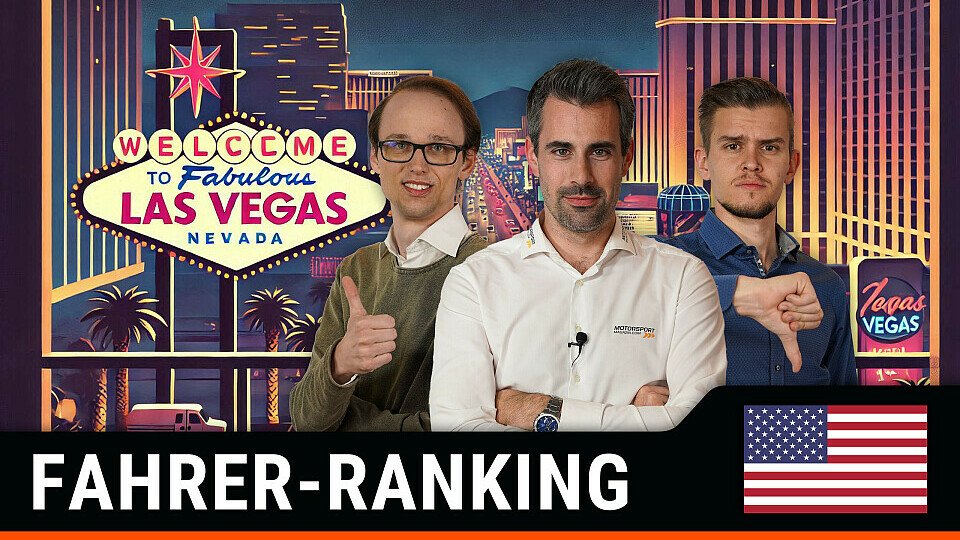 Die MSM-Redakteure Markus Steinrisser, Christian Menath und Florian Niedermair vor der Las-Vegas-Skyline