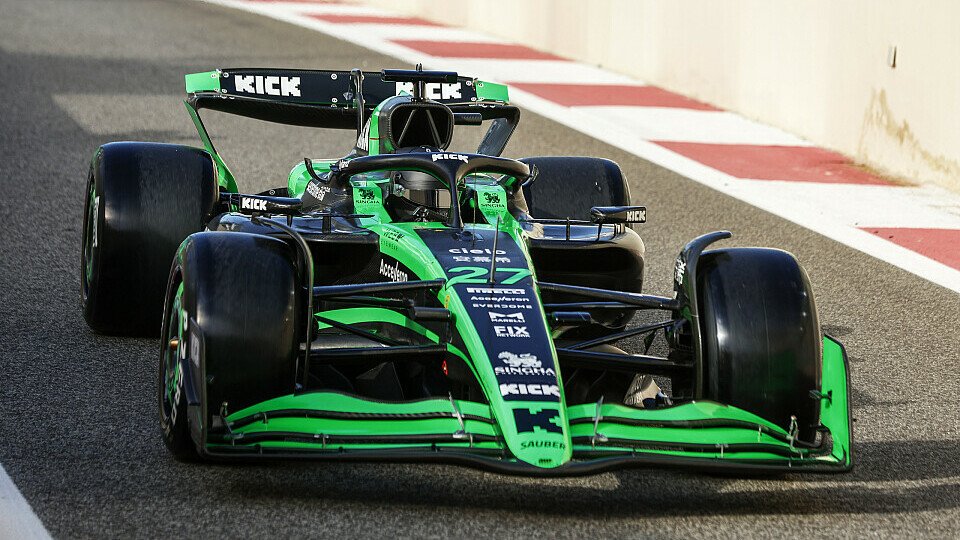 Nico Hülkenberg im Sauber bei Testfahrten in Abu Dhabi