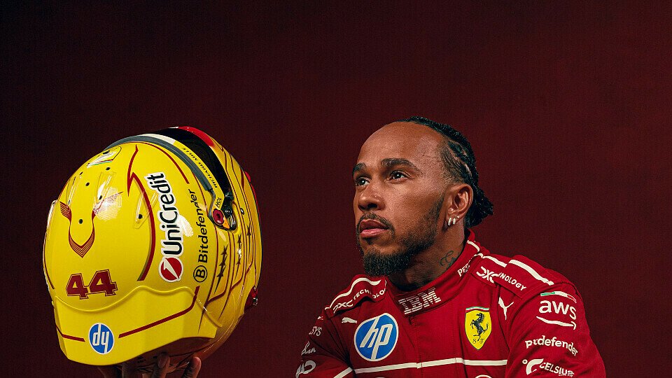 Studioportrait: Lewis Hamilton (Ferrari)
