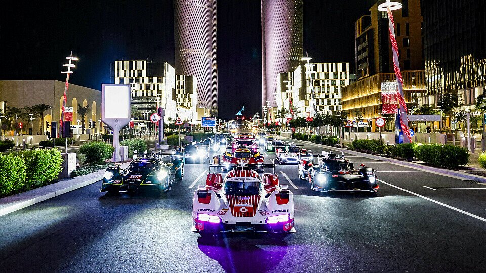 WEC, Katar, Porsche, Präsentation, Gruppe, Gruppenfoto
