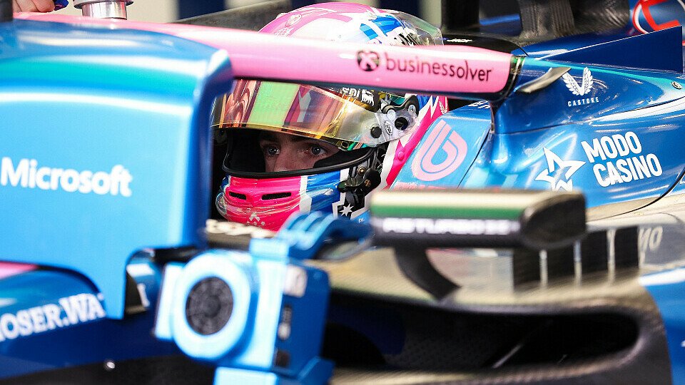Jack Doohan beim Wintertest in Bahrain im Alpine A525