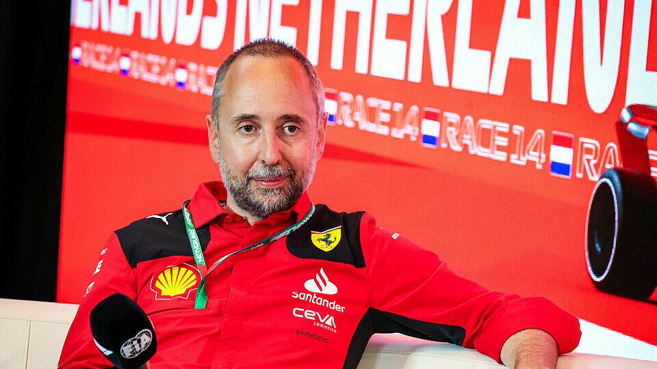 Ferrari-Technikchef Enrico Cardile in der Pressekonferenz bei der F1 in Zandvoort