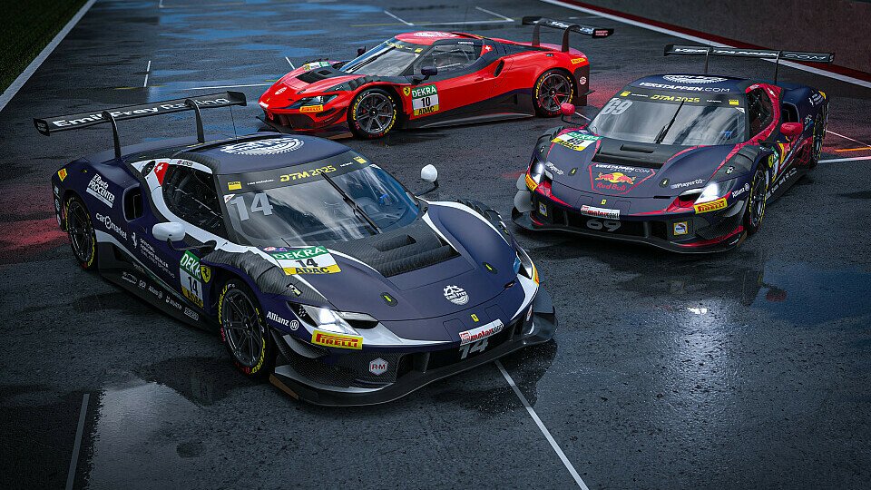 DTM, Emil Frey Racing, Ferrari, Präsentation, Aitken, Vermeulen, Green