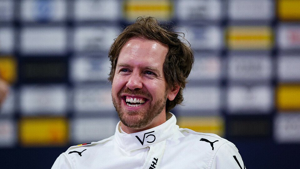 Sebastian Vettel mit guter Laune