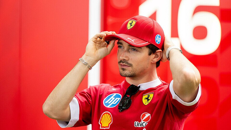 Charles Leclerc in der Ferrari-Box Charles Leclerc in der Ferrari-Box