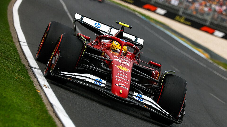 Lewis Hamilton im Ferrari