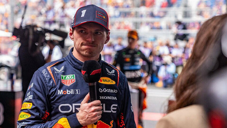 Red Bull-Fahrer Max Verstappen im Interview nach dem Qualifying