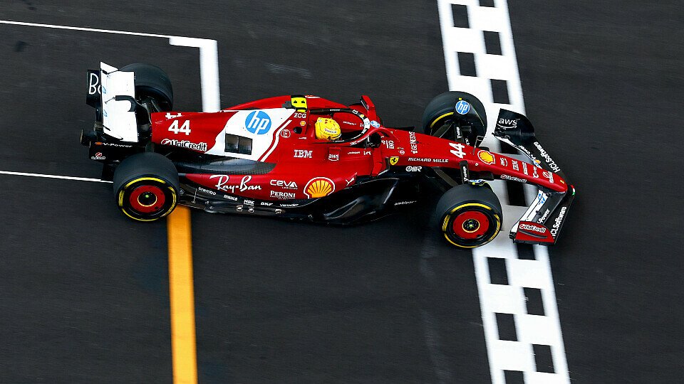 Lewis Hamilton im Ferrari
