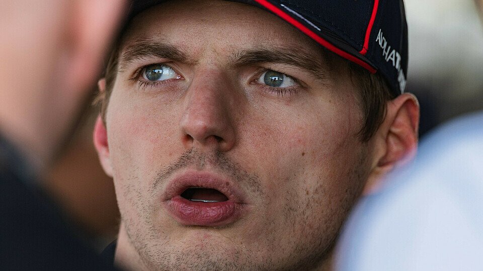 Red Bull-Fahrer Max Verstappen im Parc Ferme