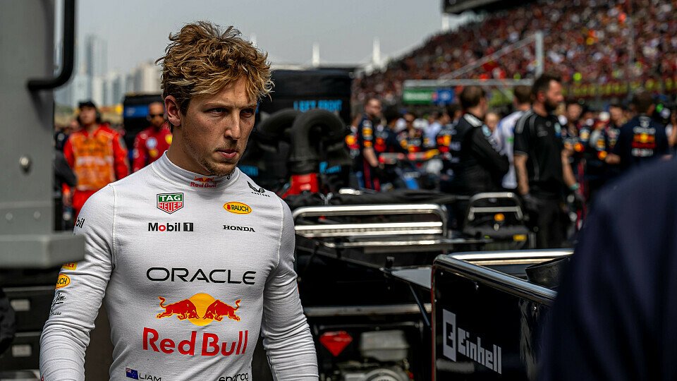 Portrait von Red-Bull-Fahrer Liam Lawson nach dem Qualifying